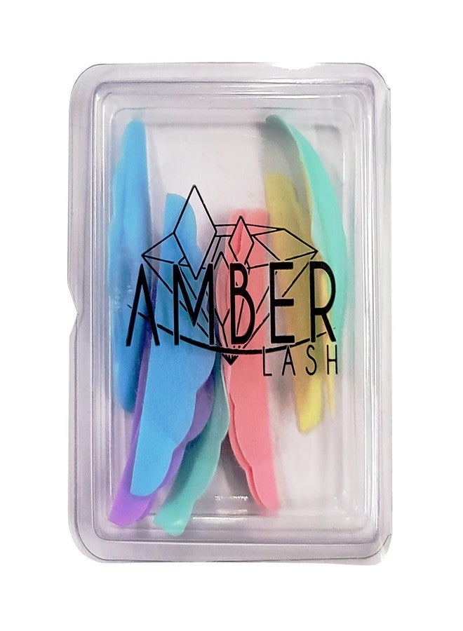 Amber Lash Rods for Eyelash Lifting/Perming, Colorful Reusable Soft Silicone Rods, Durable and Flexible, Rolly Curly, 5 Different Curl Sizes and Lengths, Easy Application and Removal - Image 1
