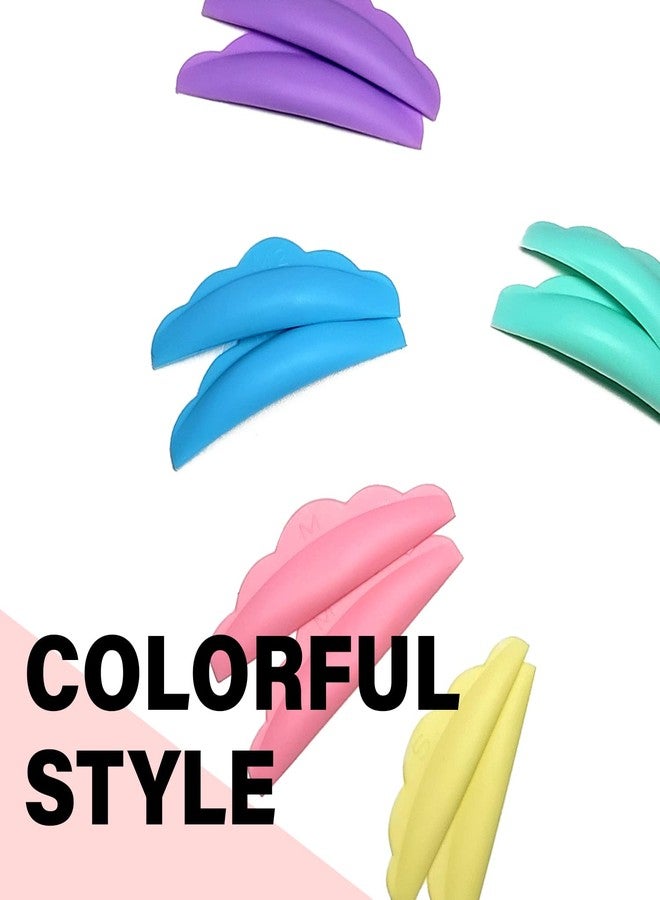 Amber Lash Rods for Eyelash Lifting/Perming, Colorful Reusable Soft Silicone Rods, Durable and Flexible, Rolly Curly, 5 Different Curl Sizes and Lengths, Easy Application and Removal - Image 3