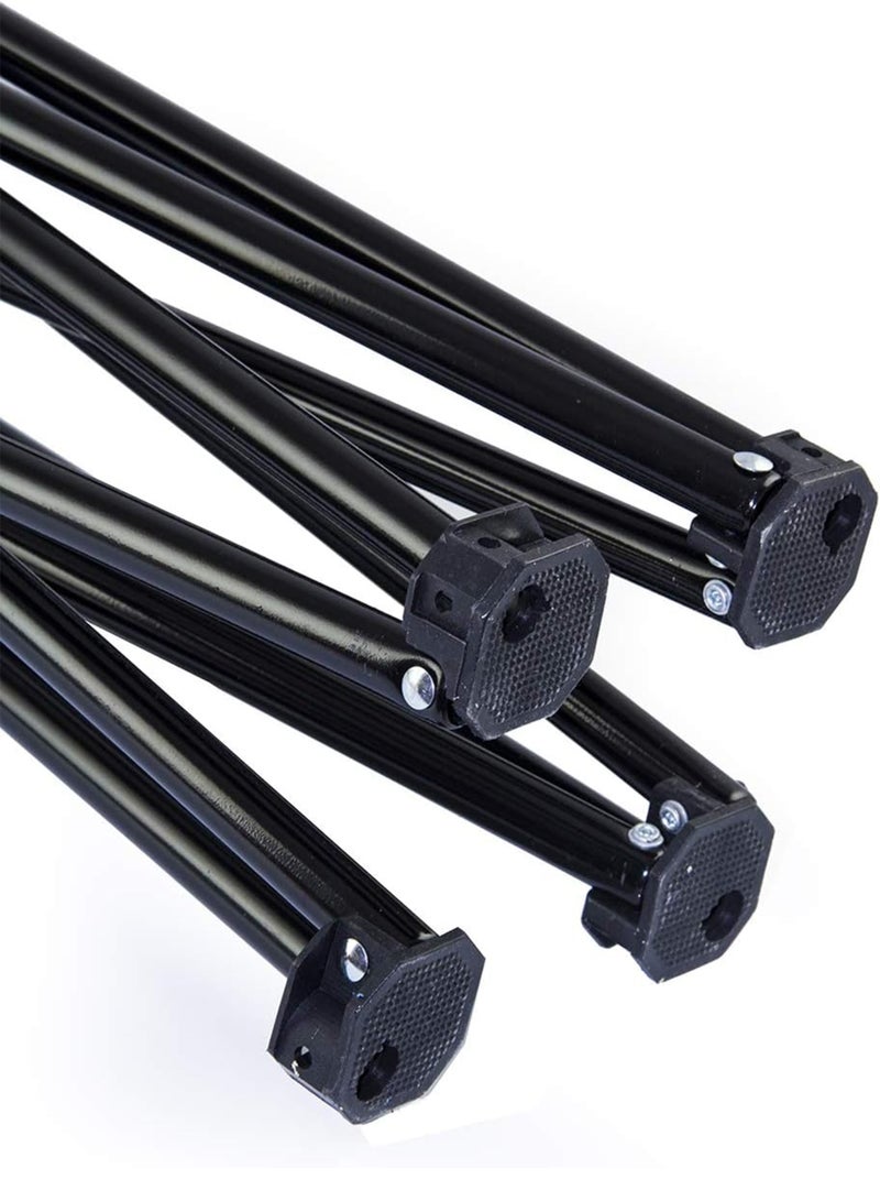 Toshionics كرسي تخييم قابل للطي مع حامل أكواب، كرسي خارجي خفيف الوزن وقابل للنقل للتخييم، الشاطئ، أو الفناء المتعدد الألوان - Image 4