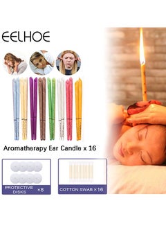 EELHOE Beeswax Ear Candles Wax Removal Natural Ear Wax Candles for Ear Candling Wax Removal Ear Candling Candles for Ear Cleaning Ear Wax Candle Ear Wax Removal Kit Earwax Cleaning Kit for Adults  - Image 1
