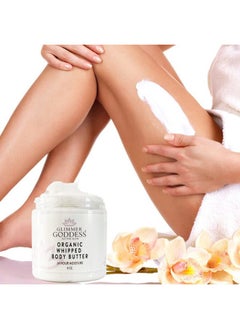 glimmer goddess Organic Whipped Body Butter- Lemon Cream, Vegan, 24 Hr Hydration, Less Stretch Marks, All Skin Types, Child-Safe, Organic, 8 oz  - Image 5