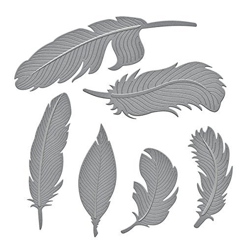 Spellbinders S4-428 Shapeabilities Feathers Etched/Wafer Thin Dies - Image 1