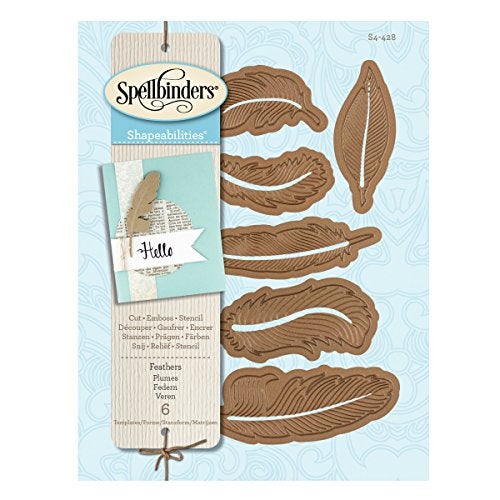 Spellbinders S4-428 Shapeabilities Feathers Etched/Wafer Thin Dies - Image 4