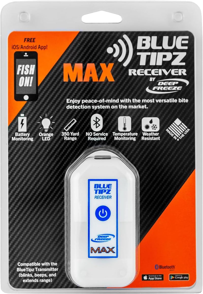 Deep Freeze BlueTipz Tip-Up Ice Fishing Alarm - Bite Alarm - Ice Fishing Tip-Up Light - Ice Fishing Gear & Accessories - Free Bluetooth iOS & Android Application - Image 1