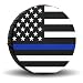 Jusen Spare Tire Cover for RV TrailerWaterproof Leather American Flag Spare Tire Cover ProtectorsFit for Jeep Wrangler RVSUVTravel Trailer Tires 17 fits for tire Diameter 7981cm3113189in - Image 2