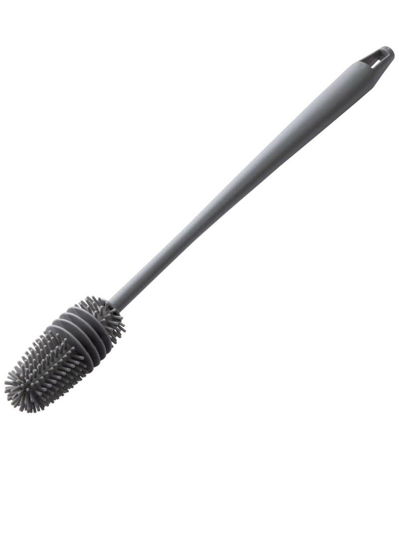 Fabrim Glass and Water Bottle and Narrow-Neck Container Cleaning Brush with Long Handle - Multicolor (Pack of 1) - Image 1