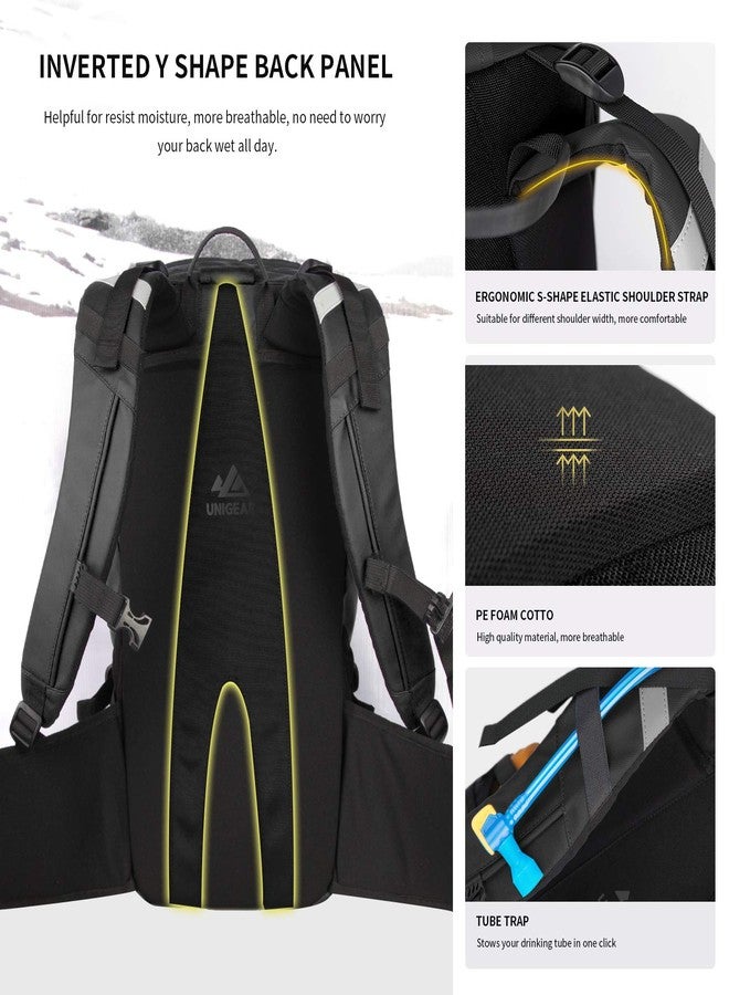 Unigear Ski Backpack, 22L Snowboard Travel Backpack 900D Polyester Waterproof Backpack for Snowboard, Ski, Camping, Hiking (Black) - Image 4