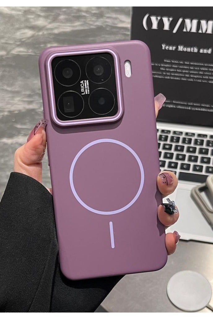 عام غطاء شاومي 15S Pro بولي كربون صلب مات متوافق مع MagSafe ومقاوم للخدوش - Image 2