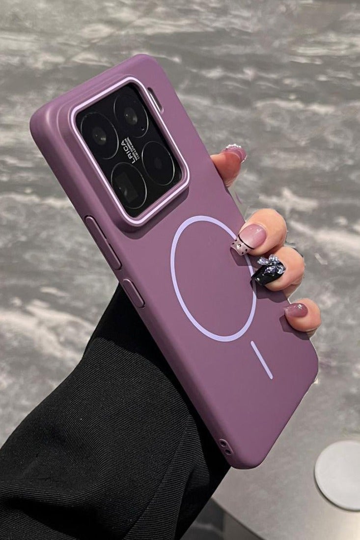 عام غطاء شاومي 15S Pro بولي كربون صلب مات متوافق مع MagSafe ومقاوم للخدوش - Image 1