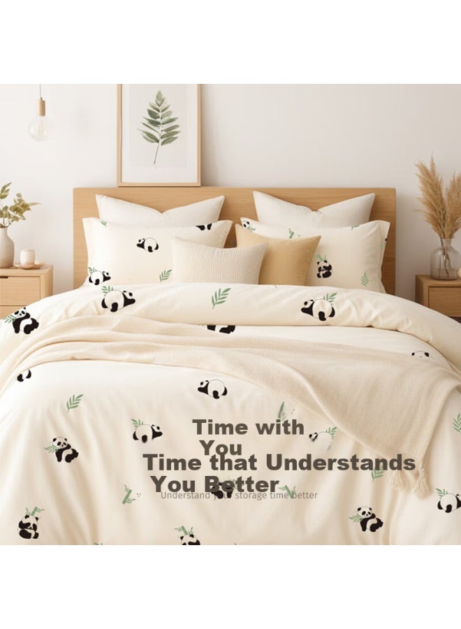 Sometimes Timeless Disposable Four-piece Double Bed Sheet Set With Thickened Duvet Cover, Pillowcase, And Sleeping Bag For Travel, Hotel, And Anti-dirt Gaming - Image 3
