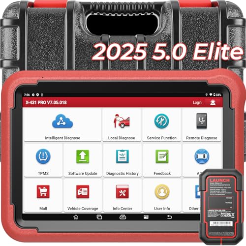 LAUNCH X431 PROS V+ 5.0,Bidirectional Scan Tool with 2025 Newly Released DBSCar VII Connector,38+ Reset for All Cars,ECU Online Coding,CANFD,FCA AutoAuth,VAG Guide,2 Yrs F-Ree Update - Image 1