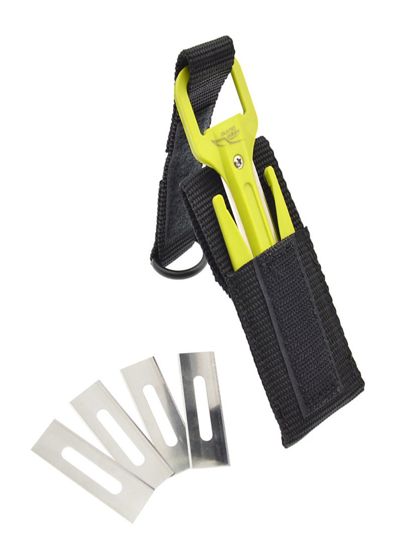 Generic Diving Cutter with Storage Pouch High Safety Fishing Net Line Cutter for Scuba Diving - Image 1