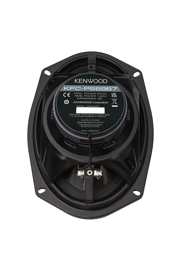 KENWOOD سماعة سيارة كينود KFC‑PS6987 6″×9″ 4‑Way – 140 واط RMS / 670 واط Peak - Image 4