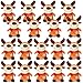Liliful 16 Pack 8 Inch Stuffed Deer Toys Xmas Plush Elk with Red Scarf Stuffed Animal Gifts for Boys Girls Christmas Decorations - Image 3