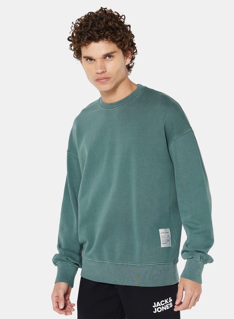 JACK & JONES Oversized Crew Neck Sweatshirt - Image 1