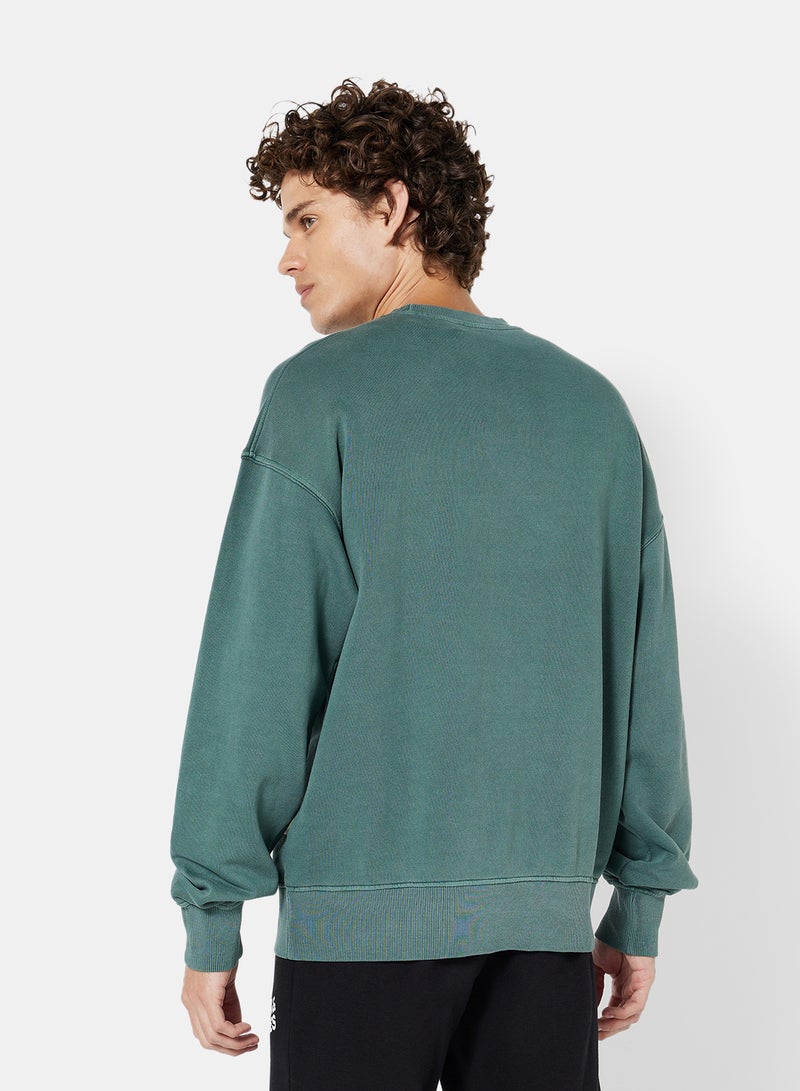 JACK & JONES Oversized Crew Neck Sweatshirt - Image 2