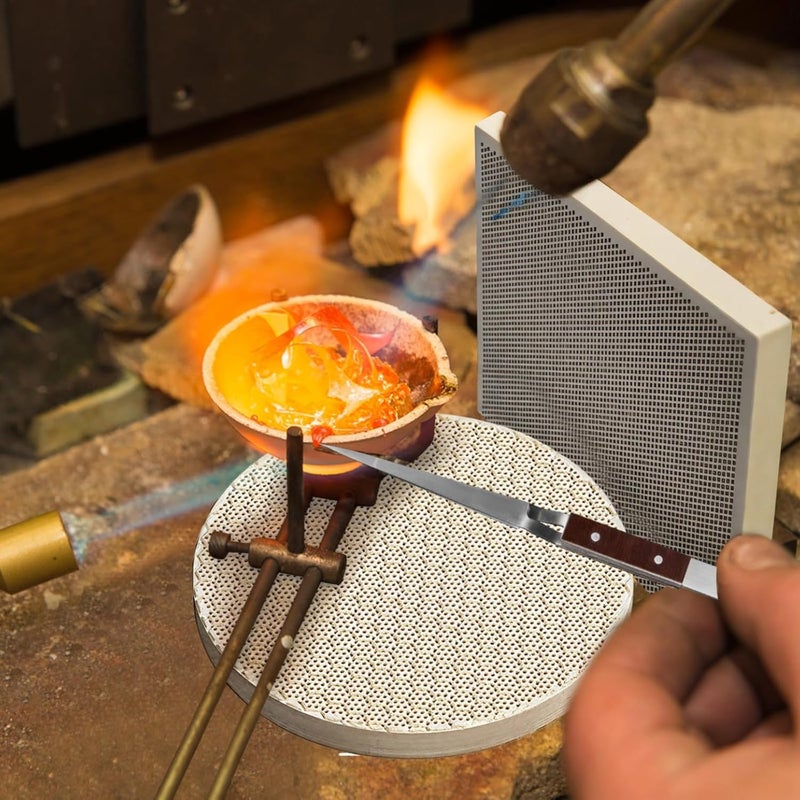 Heat-Resistant Ceramic Fire Bricks, Quartz Blocks for Pizza Ovens, Forge, Kiln, Fireplace, and Other High-Heat Applications - Image 2