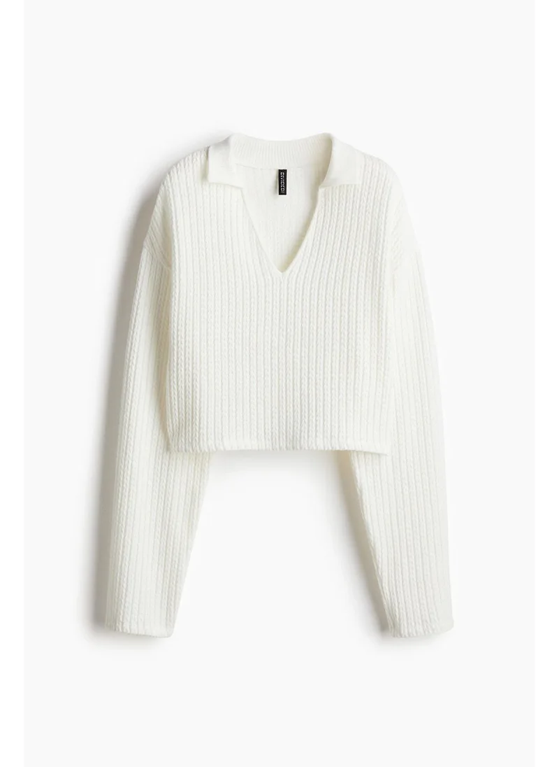 H&M Oversized cable-knit-look jumper