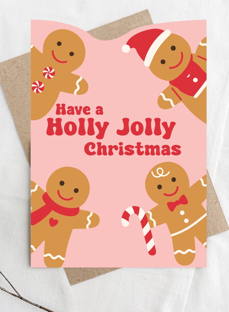 Share the Love Holly Jolly, Christmas Greeting Card