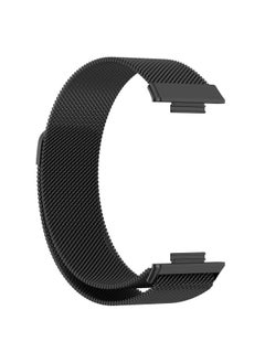 Suitable For Huawei WATCH FIT 2 Strap Watchfit2 Strap Fit2 Milanese Magnetic Wristband-Color:Black-For Huawei Fit3