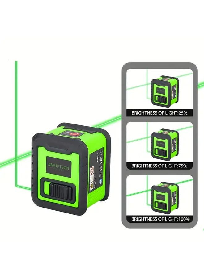 Orange Self Leveling 2 Line Laser Level Magnetic 100ft High Precision Cross Line Tool - Image 5