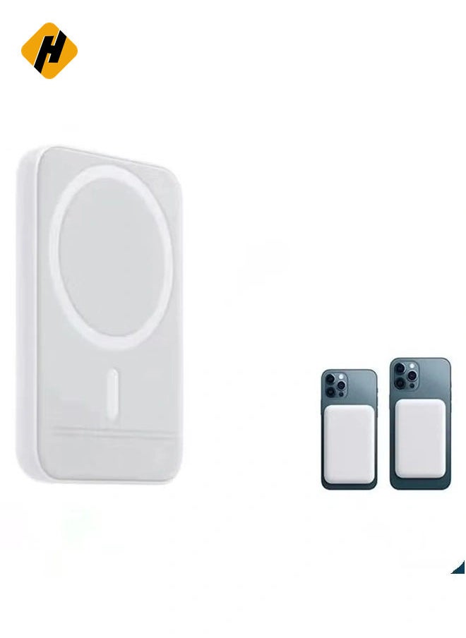HuHa - 10000 mAh Magnetic MagSafe Wireless Portable Power Bank Charger - Image 1