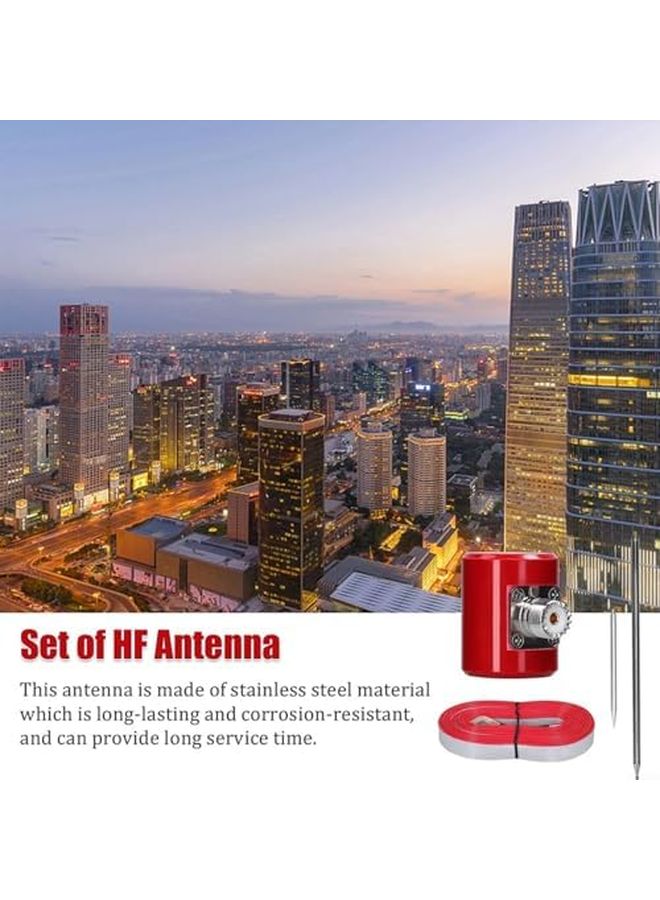 Amateur Radio Antenna 14 30MHz Stainless Steel Telescopic Whip 300W Base Station 1 4 Wavelength - Image 4