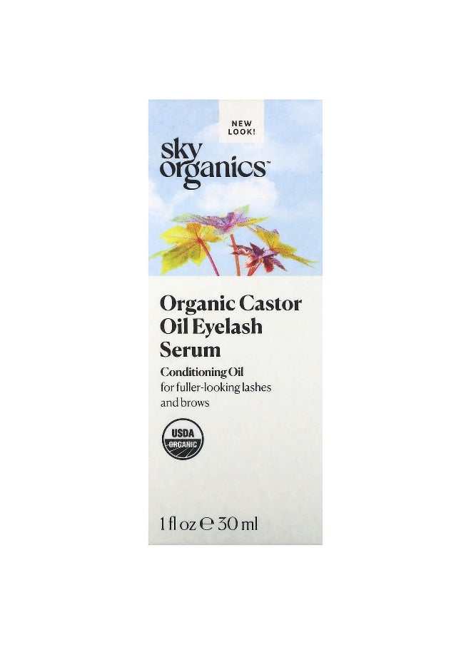 Sky Organics - Sky Organics, Organic Castor Oil Eyelash Serum, 1 fl oz (30 ml) - Image 1