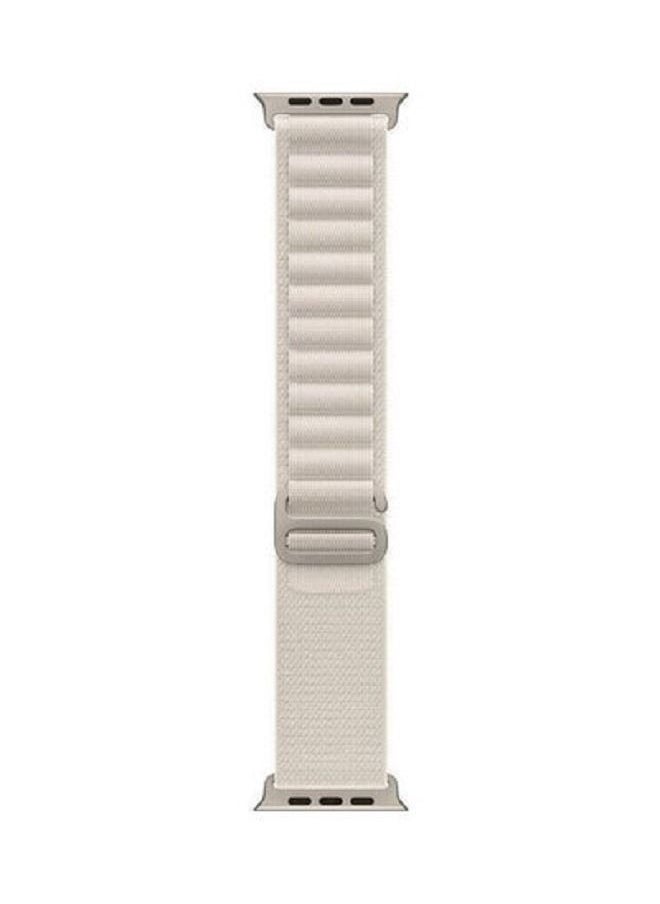 Generic - 2Pack for Apple Watch Alpine Loop Band 49mm/45mm/44mm Nylon Woven Sport Strap Compatible with iWatch Series 8/Ultra/7/SE/6/5/4/3/2/1 Black/White - Image 1