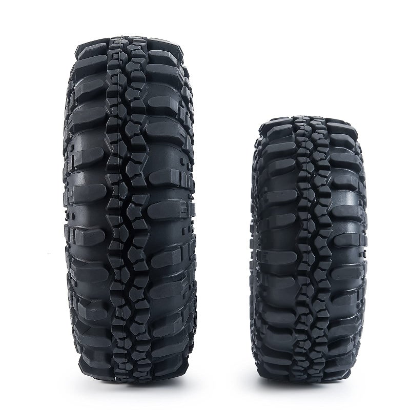 RCHUBAM RC-Hub 4pcs 2.2'' Rubber Tires Beadlock Wheel Tires OD with Foam 137mm for 1/10 Axial Wraith 90048 RR10 RC Crawler Car - Image 5