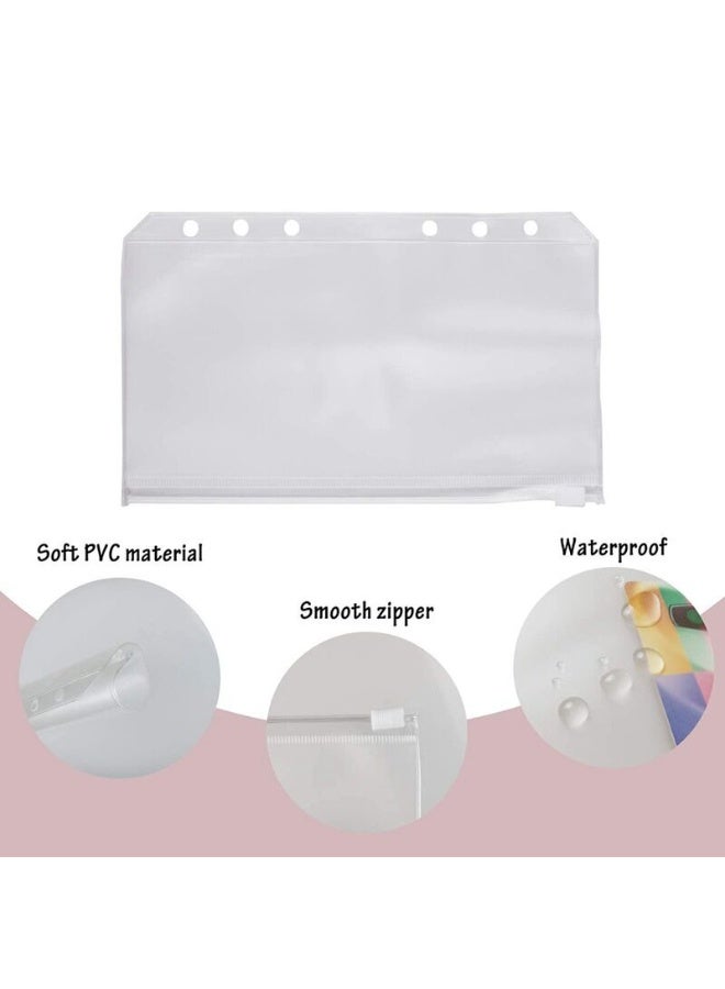 A6 Budget Binder Notebook For Budgeting Money Organizer, Laser Pink Color - Image 5