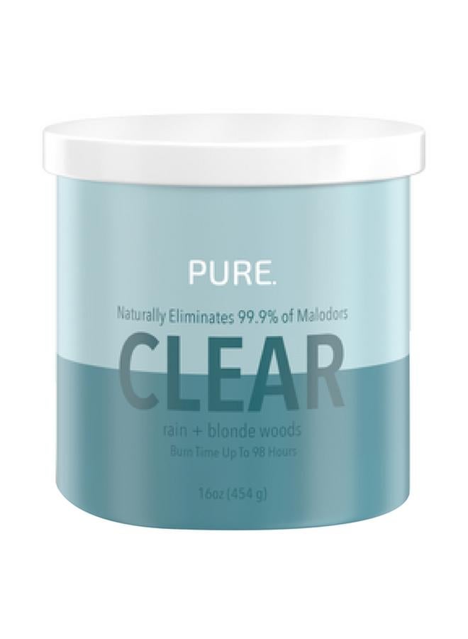 CANDLE-LITE Pure Clear Rain And Blonde Woods Scented 2-Wick Jar Candle 16Oz 46291665