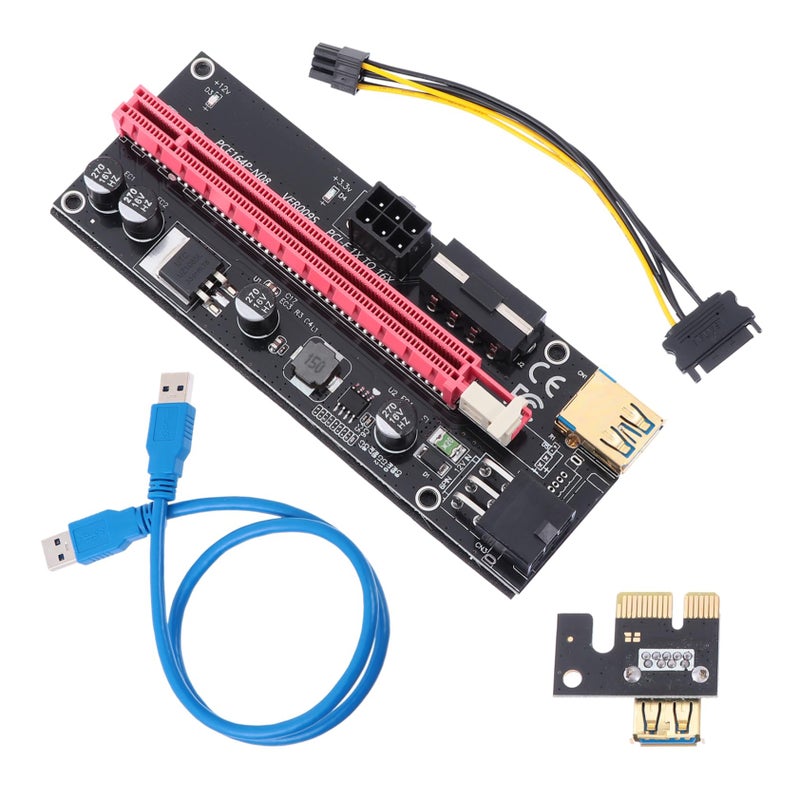 بطاقة رفع PCIe كابل رفع GPU للوحة الأم بواجهات مزدوجة - Image 2
