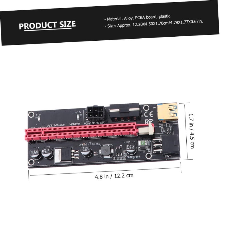 بطاقة رفع PCIe كابل رفع GPU للوحة الأم بواجهات مزدوجة - Image 3