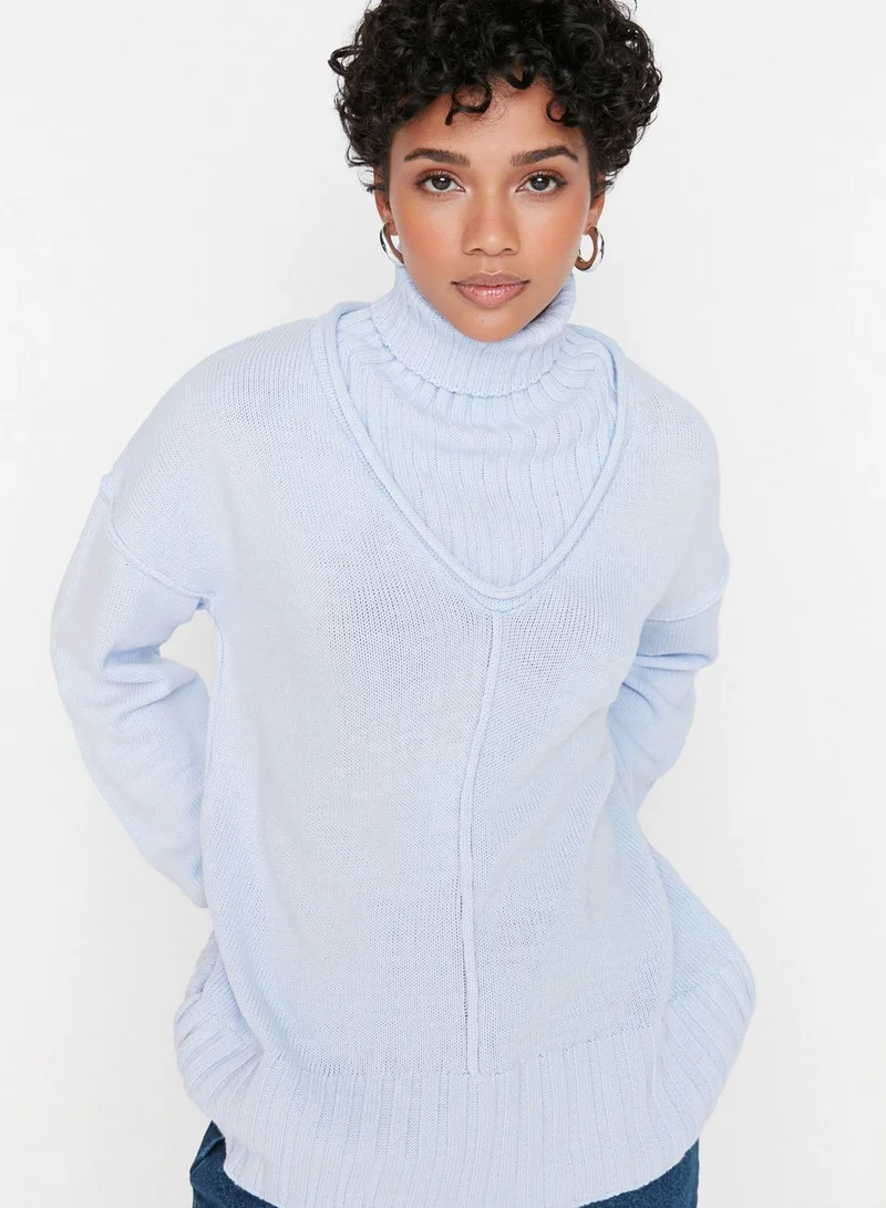 trendyol High Neck Oversized Sweater