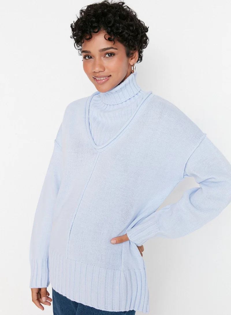 trendyol High Neck Oversized Sweater
