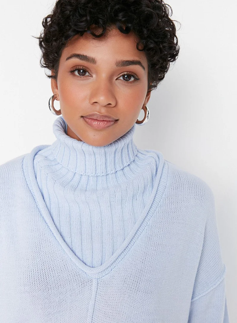 trendyol High Neck Oversized Sweater