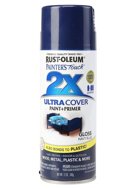 Rustoleum Painter's Touch Spray Paint (340 g, Gloss Navy Blue)