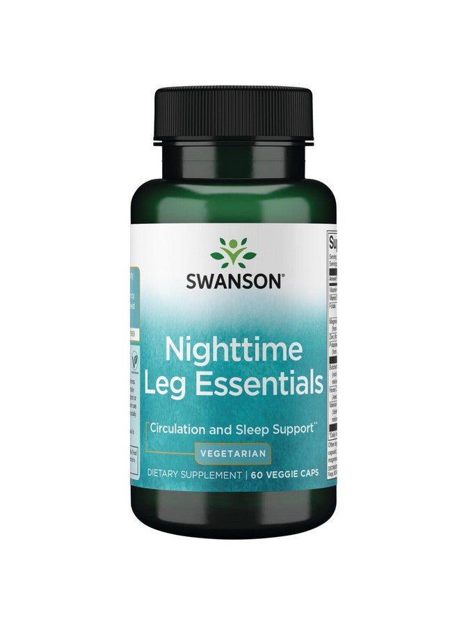 Swanson Nighttime Leg Essentials 60 Veg Capsules - Image 1