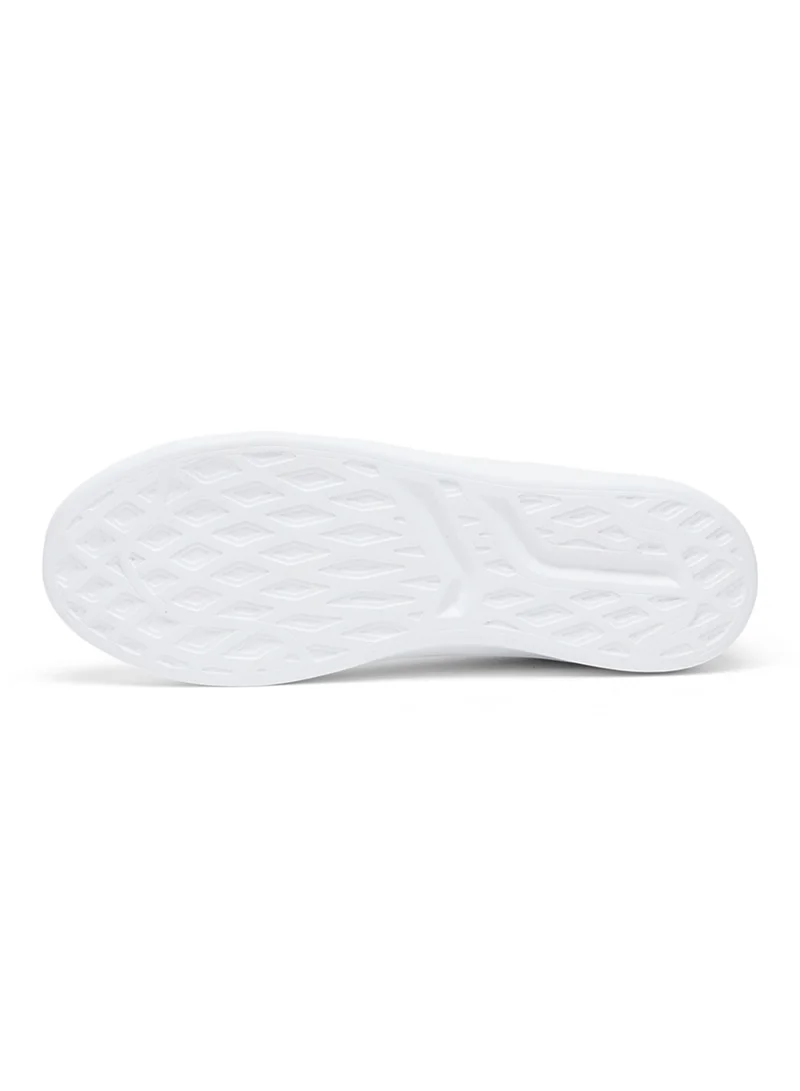 U.S. Polo Assn. White Women's White Low-Top Sneakers with Tan Accent - Lightweight Shoes Sleek Style with Lace-Up Design Shoes and Comfort Cushioned Sole for Everyday Wear for Women | Best Price UAE