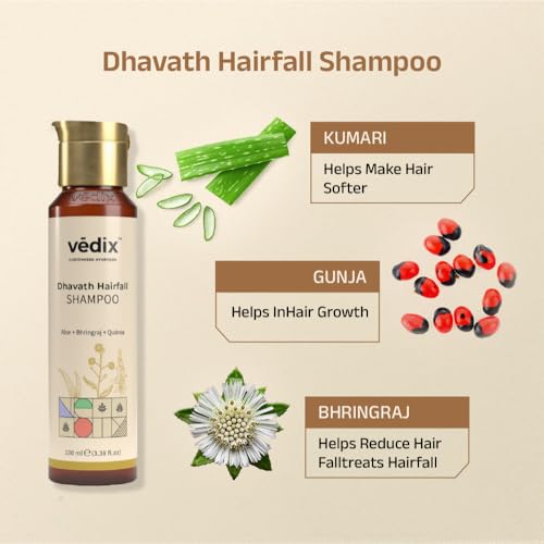 Vedix Ayurvedic Hair growth Kit | 5 product Kit | for Normal Hair, Normal - Oily Scalp, Straight Hair - Image 2