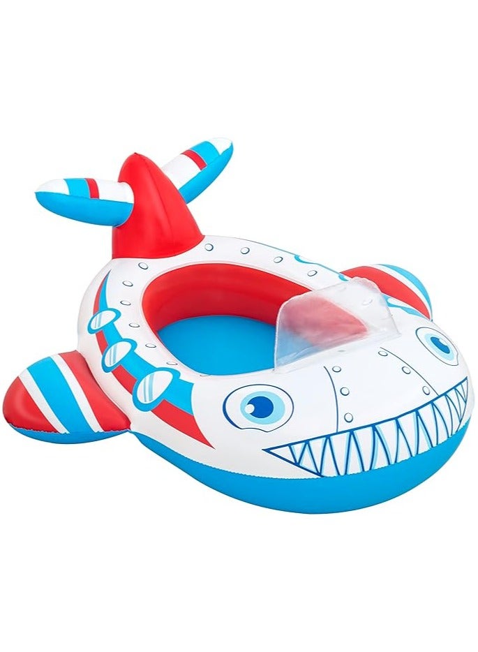 بست واي قارب مطاطي للأطفال على شكل سيارة بعجلة قيادة من Bestway – 92×61 سم – للسباحة واللعب في الماء – عمر 3 سنوات فأكثر - Image 3