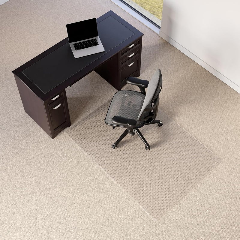 Realspace Low Pile Chair Mat 46 x 60 Clear - Image 2