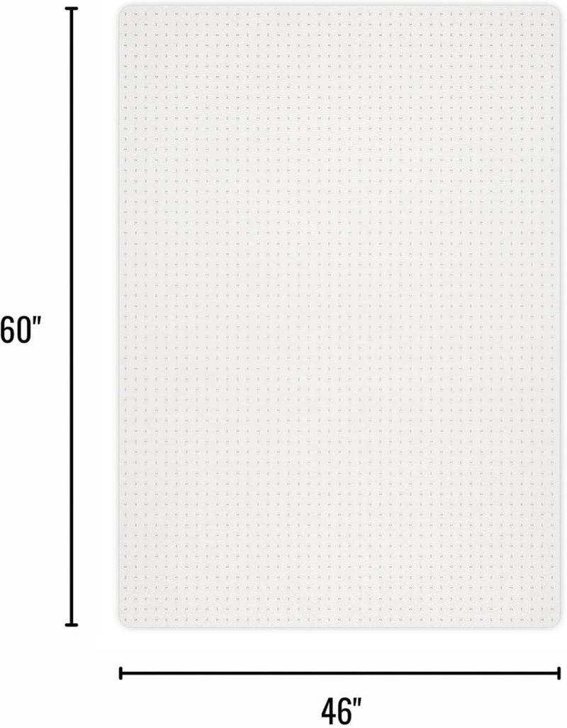 Realspace Low Pile Chair Mat 46 x 60 Clear - Image 3