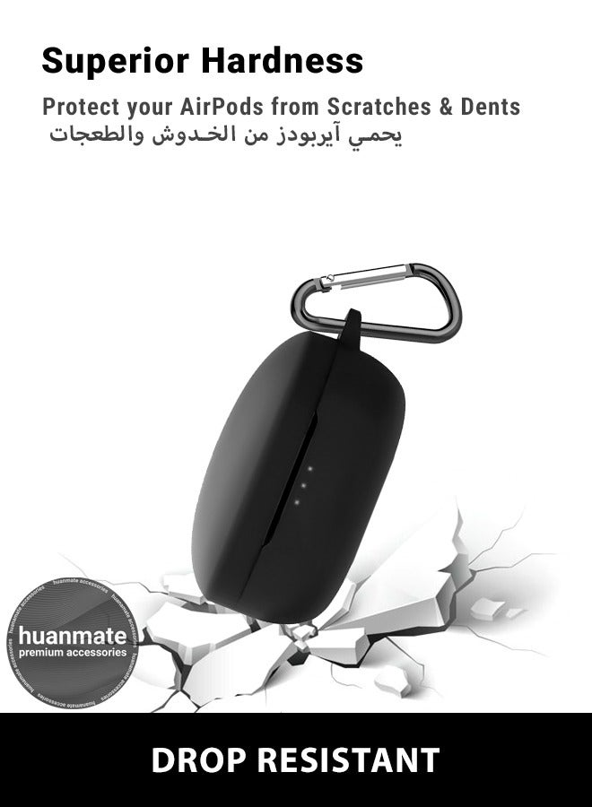 huanmate Anker SoundCore Life P2 Mini Silicone Case Cover - Black - Made with Soft Silicone, Lightweight & Durable - Stylish Design, Accurate Cut-outs, Easy Installation & Removal - Image 4