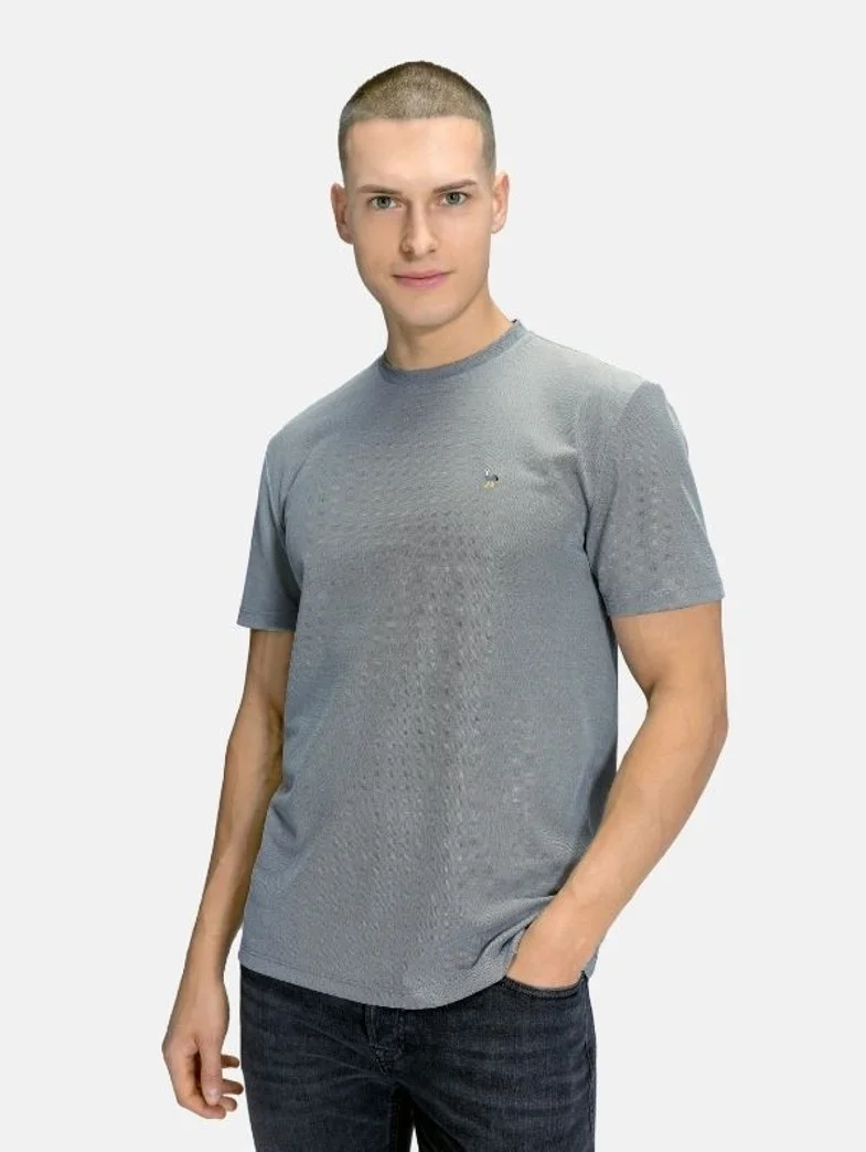 آزرز تيشيرت أكسفورد برقبة مستديرة