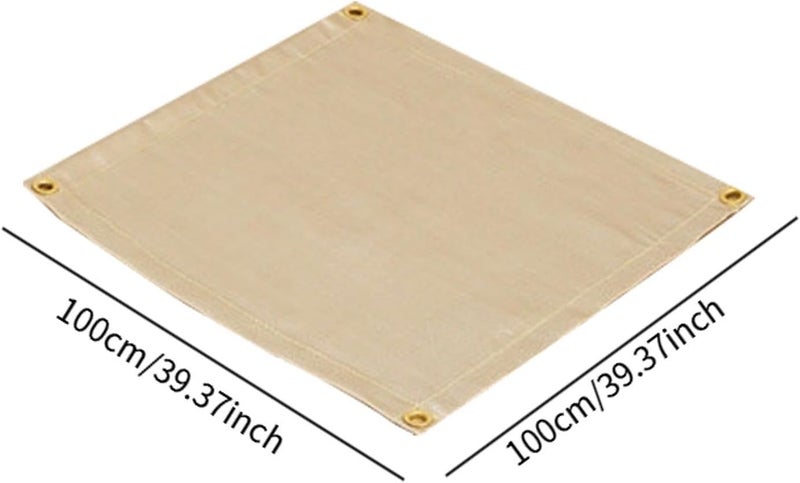 predolo Fire Retardant Mat Multi-Use Welding Blanket Easy to Maintain Fireproof Cover, 100cmx100cm - Image 4