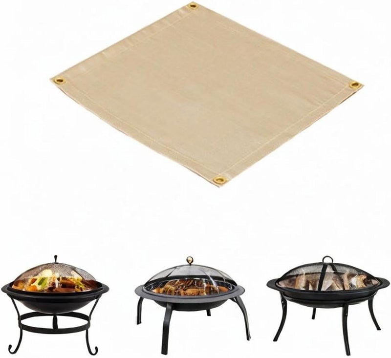 predolo Fire Retardant Mat Multi-Use Welding Blanket Easy to Maintain Fireproof Cover, 100cmx100cm - Image 3