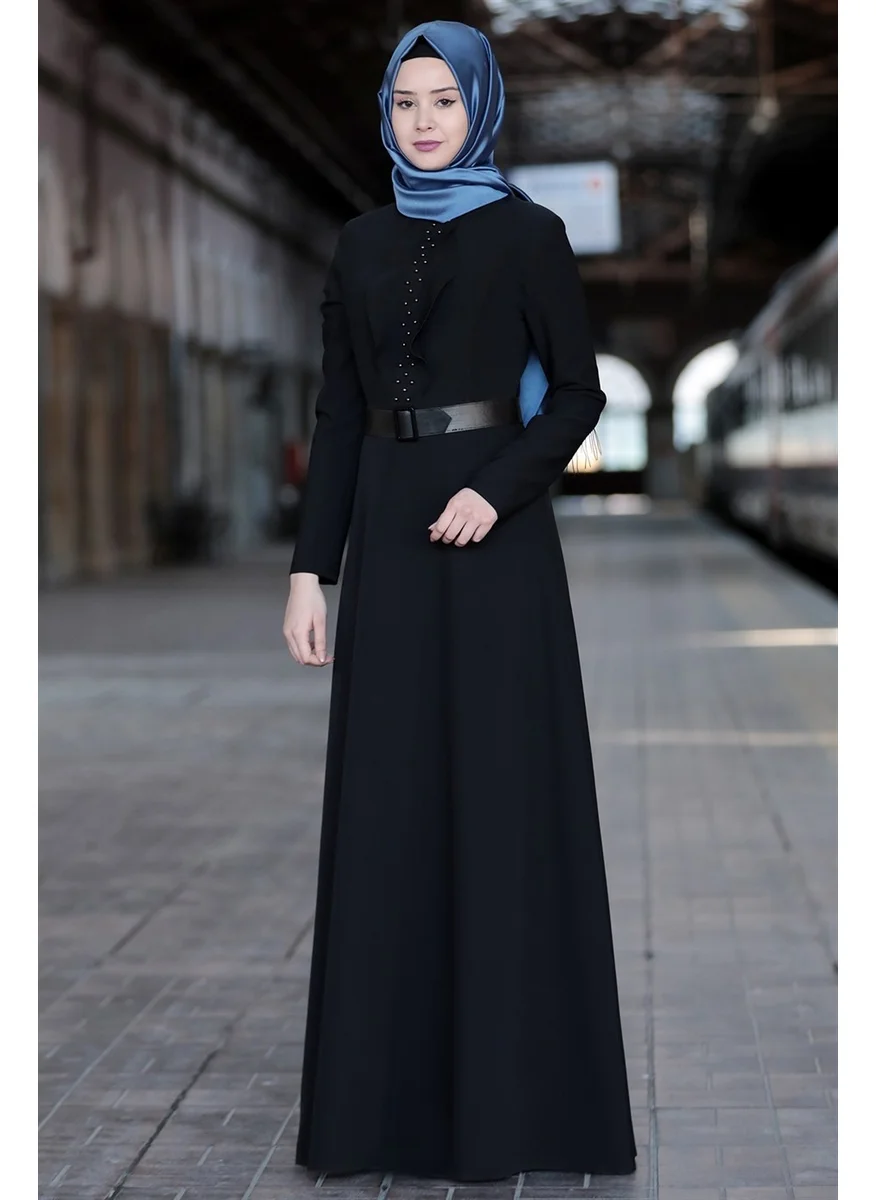 Esilanur Ela Hijab Dress Black