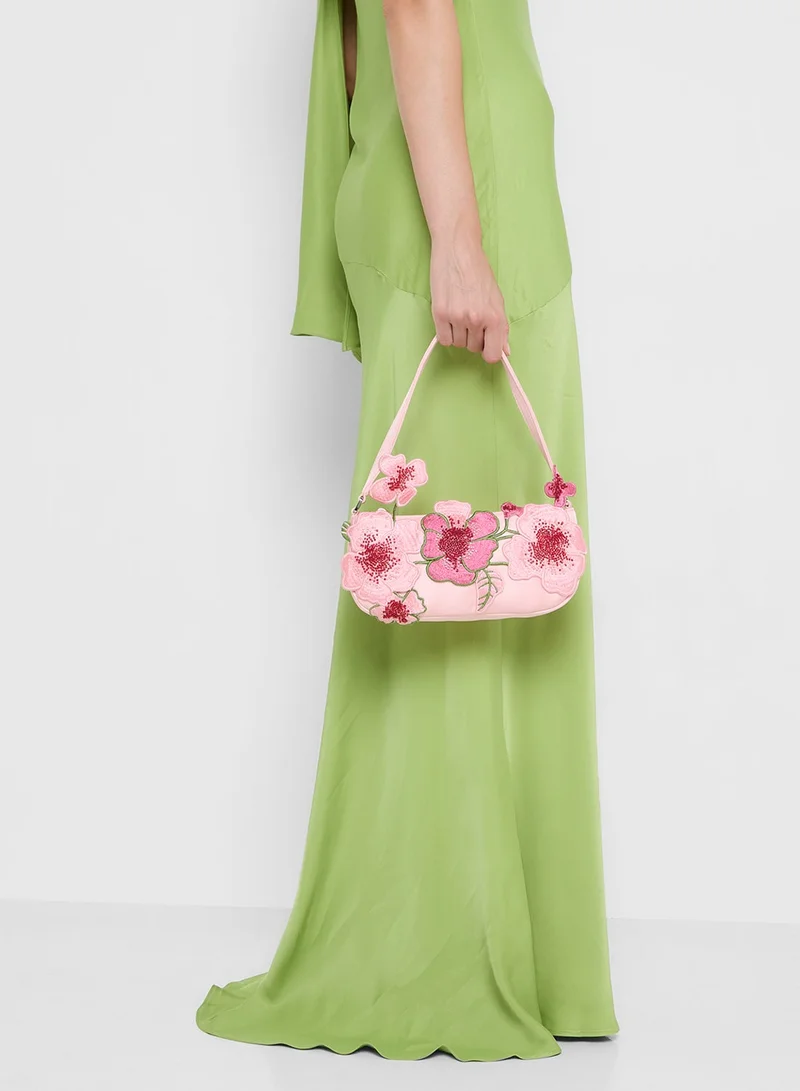 JW PEI Harlee Embroidered Shoulder Bag